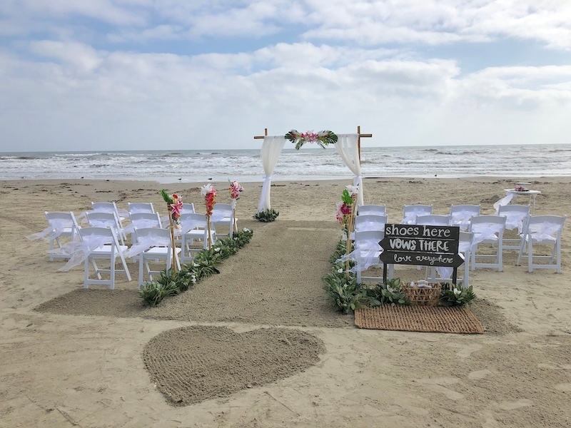 Galveston Beach Weddings